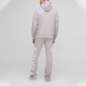 Ensemble de survêtement décontracté pour homme, style streetwear, avec sweat à capuche et pantalon de jogging, en molleton de coton pour l'hiver, imprimé, avec pantalon cargo et sweat à capuche imprimé - Product Image 2