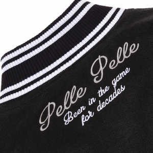 Chaqueta universitaria de béisbol de manga larga con los últimos diseños personalizados al por mayor de diseño OEM, chaquetas universitarias lisas para hombre - Product Image 4