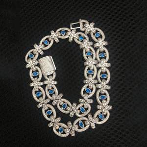 Star Tennis VVS Lab Grown Chain Digital Antique Moissanite Stainless Steel White Gold Diver Classic Waterproof Wholesale Iced - Product Image 4