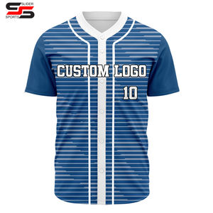 Maillot de baseball pour jeunes en tissu polyester 100% sublimé, logo personnalisable, prix d'usine - Product Image 4