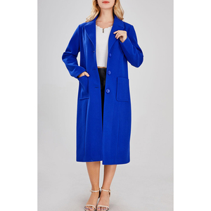 Abrigo acolchado largo Maxi informal para mujer, cinturón con cuello vuelto, Formal, cálido, grueso, transpirable, ropa de invierno, forro, botón de poliéster - Product Image 2