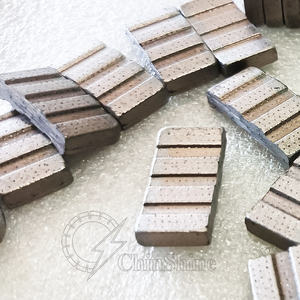 鉄筋コンクリート用,150-250mm,Arixターボ形状ダイヤモンドコアドリルビットセグメント - Product Image 1