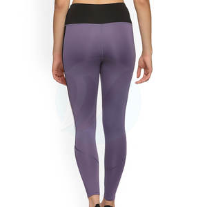 Legging de yoga pour femmes sur mesure de couleur unie avec fermeture à la taille élastique Nouveau style conçu au Pakistan - Product Image 3