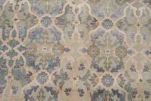 Alfombras de lana de seda hechas a mano de lujo modernas, suaves anudadas a mano, tamaños personalizables, 5x8 a 12x14, patrón abstracto para hoteles de oficina en casa - Product Image 4