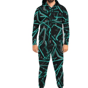 Dernier design de survêtement pour homme en sublimation, de haute qualité, respirant, entièrement personnalisé, à capuche, décontracté, uni, manches longues - Product Image 1