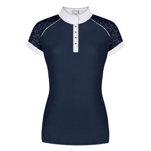 Couche de base équestre durable Couche de base équestre recyclée Haut équestre unisexe maille respirante coupe athlétique toutes saisons - Product Image 1