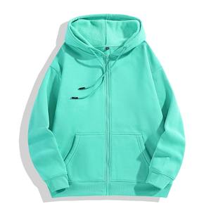 Sudaderas con capucha informales de color sólido para hombre, sudaderas de algodón 100% con diseño bordado, ropa de abrigo de invierno de manga corta - Product Image 1