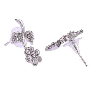 Indian Wholesale Jewelry Bridal Choker Jewelry Classic Floral Rhinestone Crystal Wedding Stud <b>Earrings</b> Indian Jewelry Set - Product Image 5