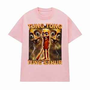 T-shirt pour homme de haute qualité 100% coton tricoté Hip Hop respirant anti-boulochage à séchage rapide à manches courtes - Product Image 5