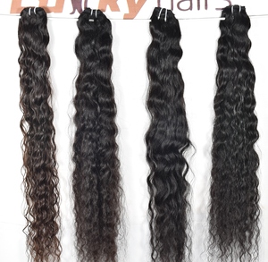 Vendeur de cheveux humains vierges bruts indiens non transformés Extensions de cheveux humains Remy vente en gros de paquets de cheveux humains de trame vierges crus - Product Image 6