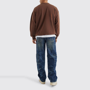 OEM personalizado impreso sudaderas para hombre 100% algodón de gran tamaño con capucha camisas de manga larga de diseño de punto - Product Image 2