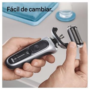 Cabezal de Repuesto para Afeitadora Eléctrica Silver Generation para Hombre, Doble Cuchilla, Alimentación USB, Hecho en Alemania - Product Image 1