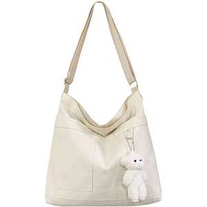 Custom Cotton <b>Canvas</b> <b>Tote</b> College Shoulder Bag For Men Women Daily Use Storage Bag With Belt Handle Latest Bag For College - Product Image 2