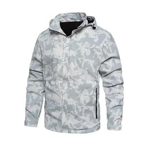 Chaqueta cortavientos de contraste de Color con cremallera de diseño profesional, última moda para hombre, chaqueta cortavientos - Product Image 2