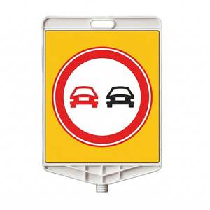Señal de Advertencia de Seguridad Rectangular Reflectante, Impresión a Doble Cara, Acero y Plástico - Product Image 1