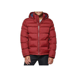 Chaqueta Bubble de alta calidad con cuello alto y logotipo frontal, venta al por mayor - Product Image 1