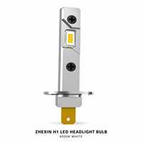 Ampoule de phare de voiture LED H1 6000K Blanc froid 35W 3200lm 12V Lampe de remplacement pour véhicule universel