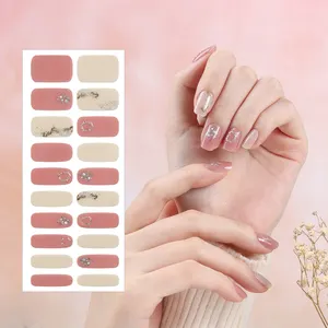 ShineB Gel Nail Strips #45907 Angeling Best selling Nail wraps and easy Glam nail stickers Salon High Quality made in korea