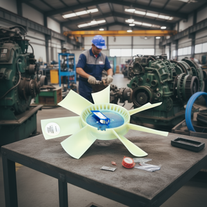 Ventilador de Repuesto para Motor Diésel Perkins 2485C517, Pieza de Repuesto Nueva para Construcción - Product Image 3