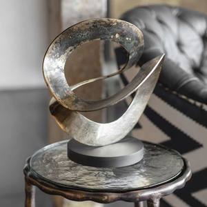 Noeud Sculpture Abstrait Métal Art Décor De Table Conception Unique Moderne Décoration De La Maison moderne poli sculpture Salon - Product Image 1