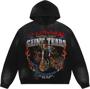 Sudadera Deportiva de Lana Merino 100% para Hombre, con Bolsillos Tipo Canguro, Cómoda, con Capucha y Cuello Redondo, Personalizable, Venta al Por Mayor - Product Image 5