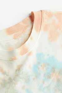 2024 Tie Dye Sublimated Street Wear Camiseta de gran tamaño con hombros caídos Camiseta personalizada de alta calidad Impresión de peso pesado para hombres - Product Image 6