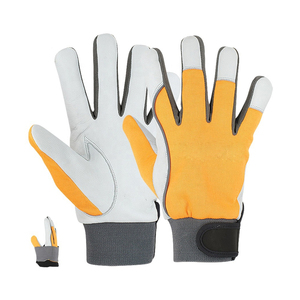Gants de mécanicien en cuir Kokal OEM avec logo personnalisé, gants de travail de sécurité robustes avec grip renforcé - Product Image 1