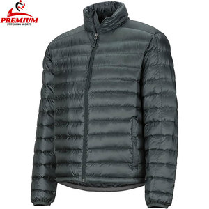 Veste matelassée élégante Veste matelassée grise à col montant et points stylisés pour un usage quotidien - Product Image 1