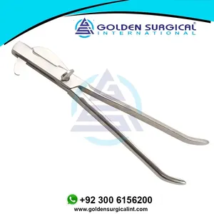 Heavy Duty Haussman's Emasculator Double Crush Bloodless Ring Aplicador Instrumento veterinario con dedos de expansión con muescas - Product Image 2