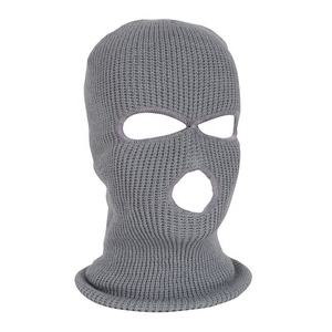 Masque de ski intégral personnalisable pour homme, faible MOQ, sports d'hiver, coupe-vent, respirant, tricot acrylique coloré, balaclava personnalisée - Product Image 2