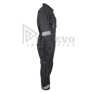 High Quality Polyester / Cotton Custom Work Workwear <b>Men</b> Work Wear <b>Jacket</b> <b>Black</b> Safety Uniform Hot Price - Product Image 4