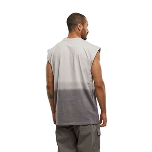 Camiseta sin mangas personalizada con diseño desgastado, corte holgado, larga, para culturismo, fitness, entrenamiento deportivo, elástica - Product Image 3