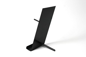 Elegante tarjetero de Metal negro Elegante soporte de exhibición de menú de escritorio para restaurantes Hoteles Recepciones o cabinas comerciales hechas a mano - Product Image 6