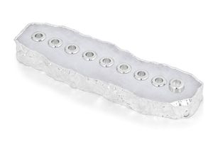 Menorá de Mármol con Borde Irregular, Portavelas Múltiple, Soporte de Piedra Artístico, Centro de Mesa Decorativo para Festividades Judías, Adorno de Mesa Único - Product Image 6