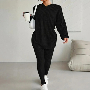 ชุดวอร์มสำหรับผู้หญิงเสื้อฮู้ดและเสื้อสเวตเตอร์ชุดวอร์มสำหรับผู้หญิง - Product Image 3
