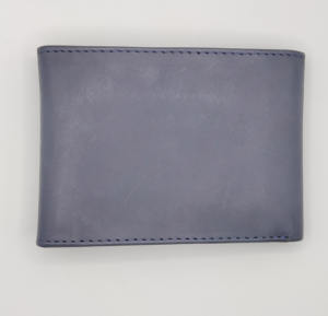 Elegante Premium cuero genuino hombres RFID protegido TRIPLE portatarjetas corto poliéster alta calidad OEM directo de fábrica - Product Image 2