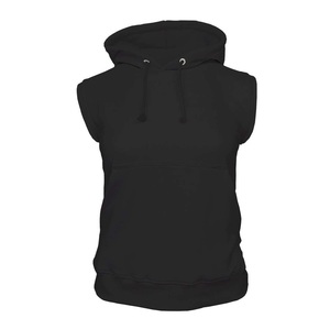 Top Offer Custom Pullover Hoodies for Men Any Size Boxy Fit <b>Hoodie</b> without Zipper <b>Sleeveless</b> Hoodies for Men - Product Image 1