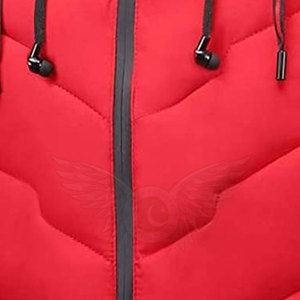 Veste d'hiver en duvet à manches longues avec logo personnalisé pour hommes tissu de haute qualité dernier cri sur mesure - Product Image 4