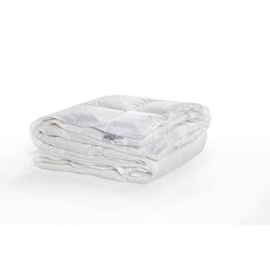 Fabriqué en Italie Prêt à être expédié Couette en duvet moyen 100% coton Housse 100% duvet Remplissage hongrois Couette douce CM 140X200 Marque privée - Product Image 1