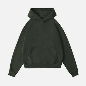 Nueva Sudadera con Capucha de Alta Calidad, 600 GSM, Lisa, Estilo Urbano, Felpa Gruesa de Algodón para Hombre - Product Image 1