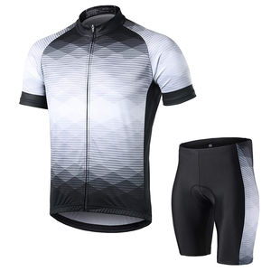 Conjunto de uniformes de Ciclismo de alta calidad 100% al por mayor nuevo estilo logotipo personalizado material de poliéster deportivo para adultos transpirable de talla grande - Product Image 4