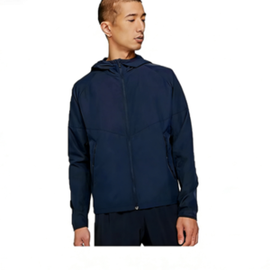 Chaqueta Deportiva Casual para <span class=keywords><strong>Hombre</strong></span> con Cremallera Delantera, Secado Rápido, Cortavientos, con Capucha, Estilo Universitario, para Correr, Atletismo y Entrenamiento - Product Image 5