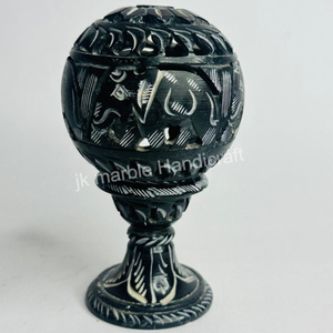 กระถางธูปหินอ่อนดีไซน์โบราณแบบดั้งเดิมใช้สำหรับตกแต่งบนโต๊ะด้วยขนาดและรูปร่างที่กำหนดเองได้ - Product Image 3