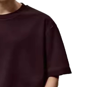 Diseñador de algodón en blanco Unisex tela de lana gráfico Logo estampado bordado de gran tamaño liso personalizado cuello redondo hombres sudaderas - Product Image 3