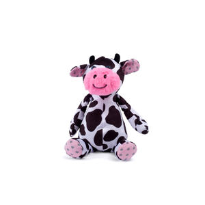 Adorable coussin en peluche noire anti-allergique en forme de vache pour dormir et jouer, jouet décoratif unisexe - Product Image 5