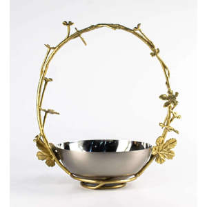 Bol à chocolat en métal à succès, design classique, grande taille, luxe moderne, passe au lave-vaisselle, pour servir des bonbons, des desserts, sur la table - Product Image 3