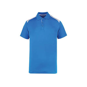POLO de Color sólido deportivo informal para hombre, Jersey de manga corta con cuello abotonado, Camiseta deportiva de tela de 220g con cuello levantado a la moda - Product Image 2