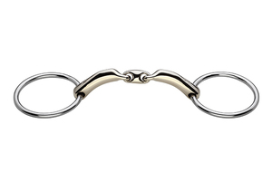 Bocado de Anillo Suelto Eggbutt de Alta Calidad con Logotipo Personalizado, Hierro Dulce de Baja Portación, Acero Alemán, Eslabón Ovalado Occidental, para Caballos de Equitación - Product Image 2