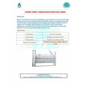 Maquinaria de tratamiento de agua de 500l Sistema de filtración de pantalla de barra mecánica con bomba Motor PLC Cojinete de motor de 220V-1 año de garantía - Product Image 2