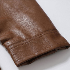 เสื้อแจ็กเก็ตหนังแนวสตรีทสำหรับผู้ชายเสื้อแจ็กเก็ตหนังสำหรับฤดูหนาวพิมพ์โลโก้ตามสั่งเป็นมิตรต่อสิ่งแวดล้อม - Product Image 5